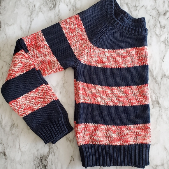 American Eagle Outfitters Sweaters - American Eagle Red & Blue Stripe Sweater size L